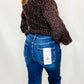 Tribal Coffee Bean Funnel Neck Sweater