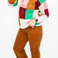 Bright Squares, Color Block Sweater