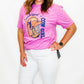 Sunkissed Cowgirl Heather Radiant Orchid Graphic Tee