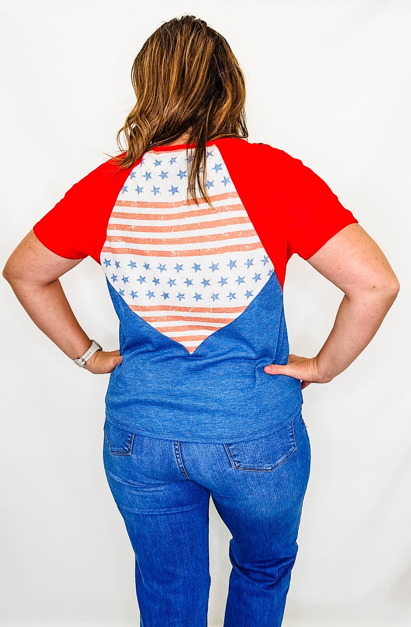 Red, White, & Blue Short Sleeve