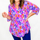 Lizzy Dolman Printed 3/4 Sleeve Top - Variety