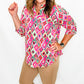 Lizzy Dolman Printed 3/4 Sleeve Top - Variety