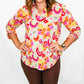 Lizzy Dolman Printed 3/4 Sleeve Top - Variety