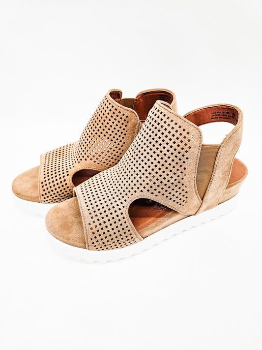 Very G Sand Amy Cut Out Platform Sandals