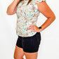 Short Sleeve, Floral Top with Ruffle Sleeves - Variety