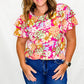 Double Ruffle Short Sleeve Tops - Variety