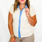 Khaki & Blue Collared Short Sleeve