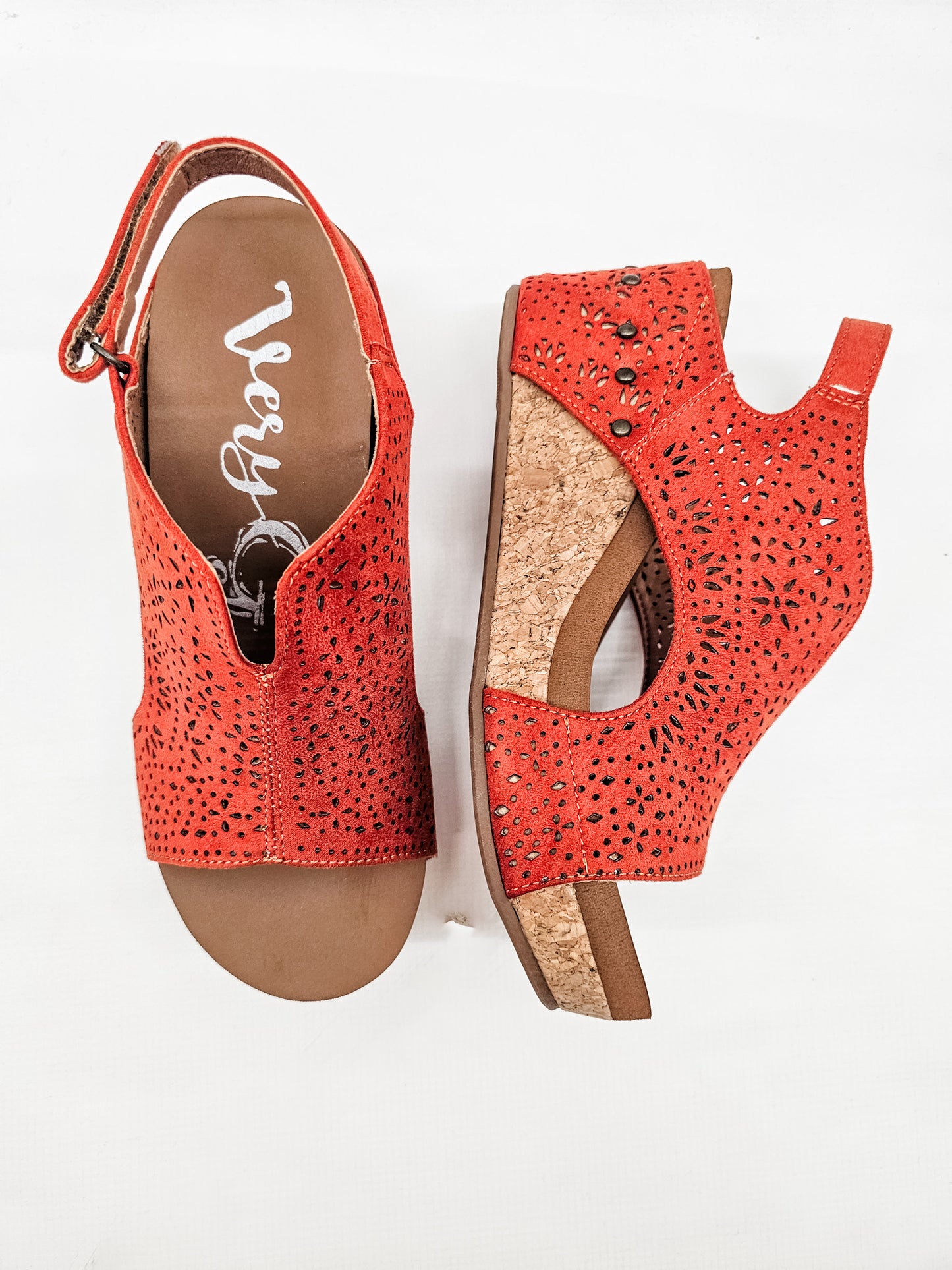 Very G Rust Free Fly 3 Wedge Sandals