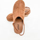 Corkys Tobacco Suede Make Em Blush Mule Wedge