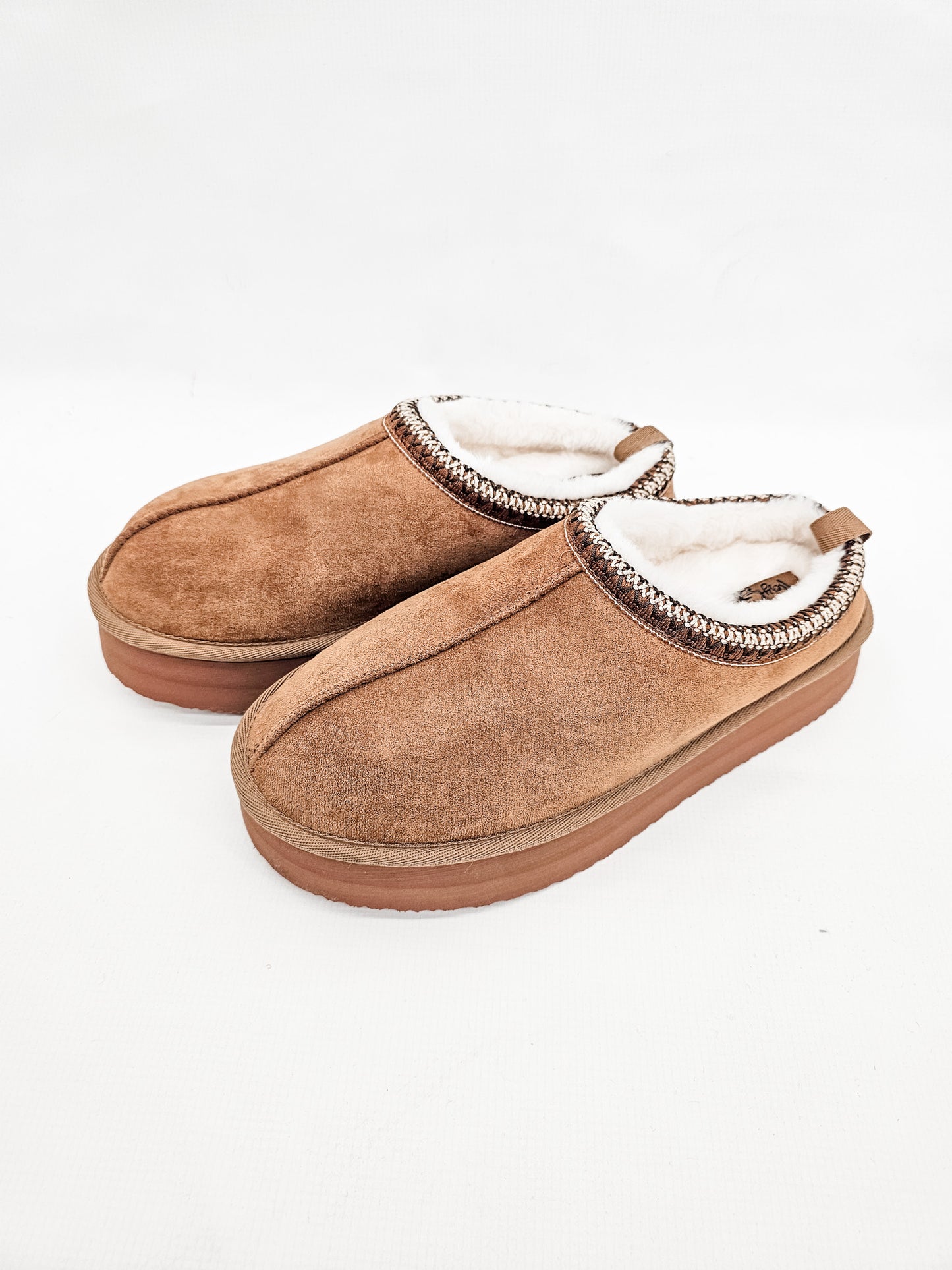 Very G Tan Charlie Slipper Shoe