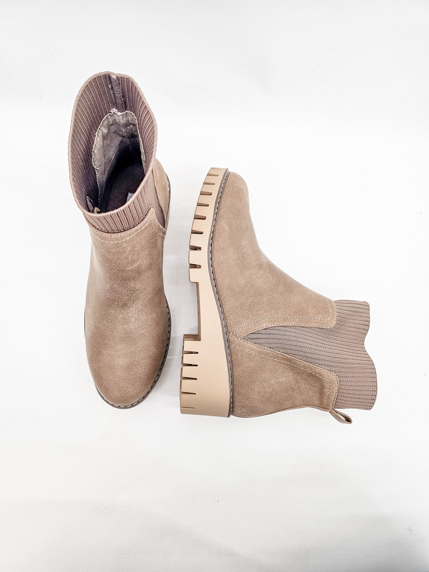 Very G Taupe Magnolia Wedge Boot