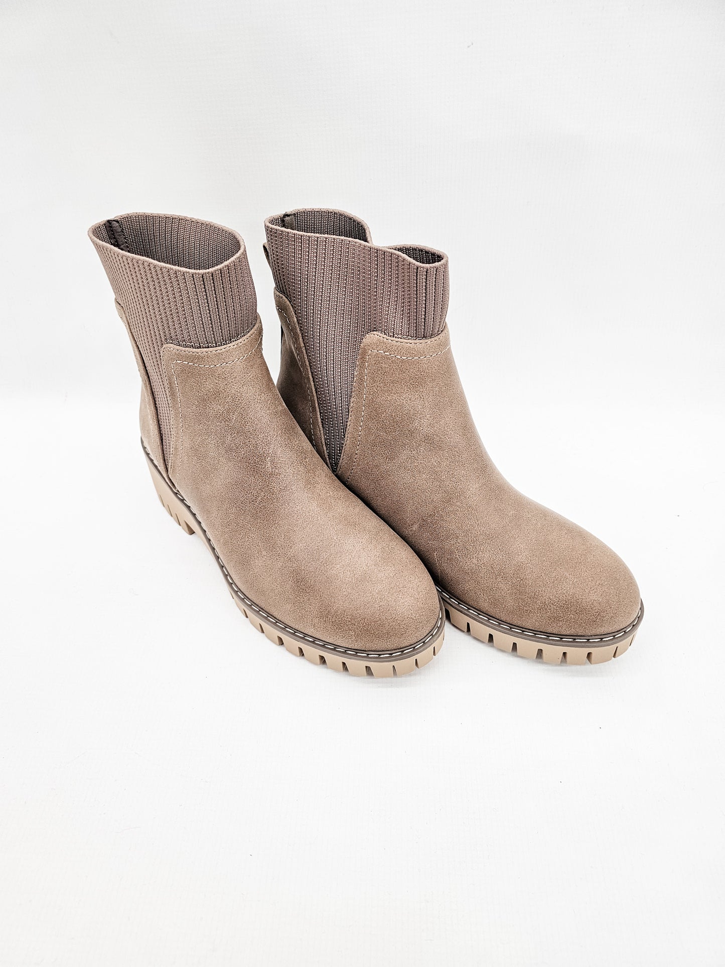 Very G Taupe Magnolia Wedge Boot