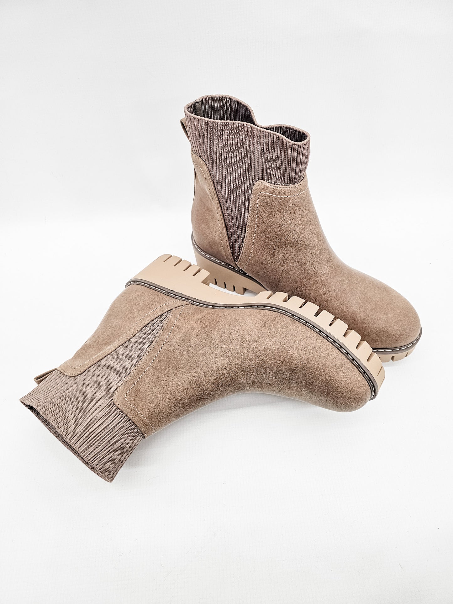 Very G Taupe Magnolia Wedge Boot