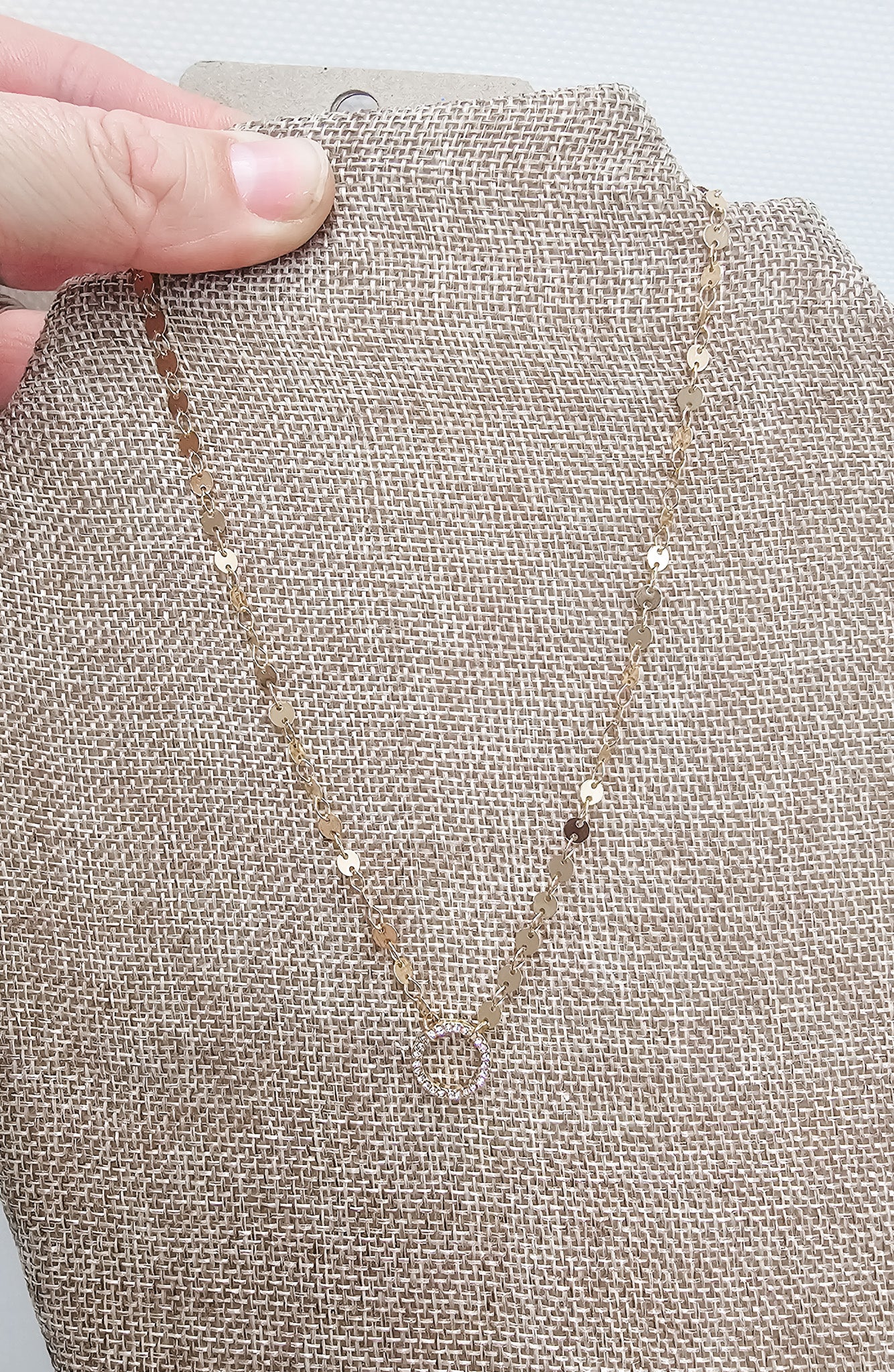 Gold or Silver, Short Rhinestone Necklaces - Variety