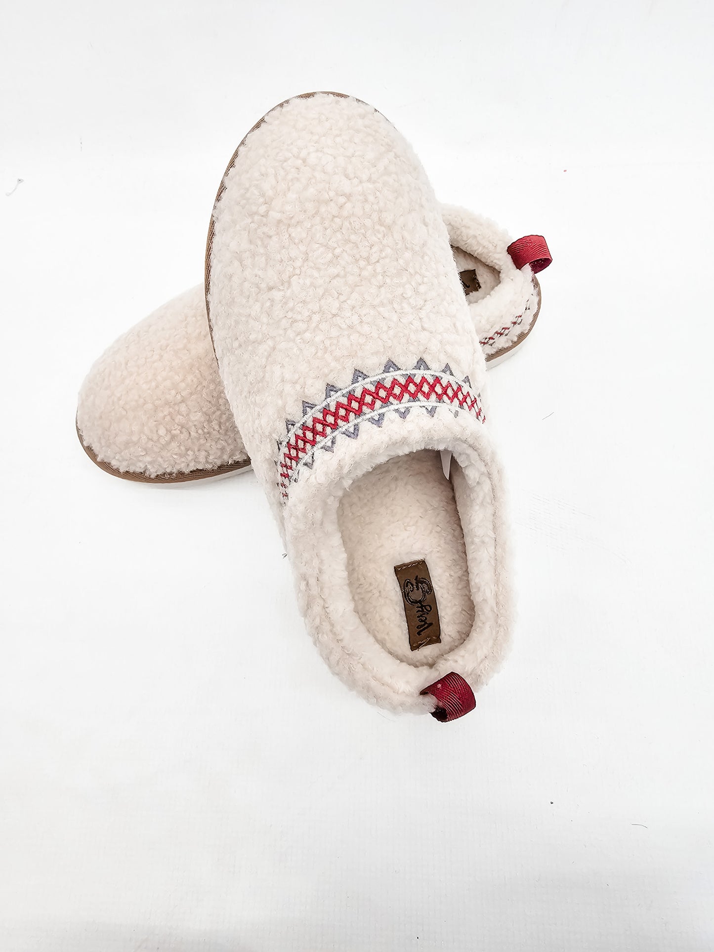 Very G Cream Cuddle Slipper Shoe