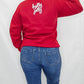 Holly Jolly Cardinal Red Crew Neck