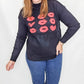 Kissy Hearts Knit Sweater - Variety