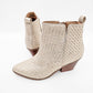 Corkys Gold Metallic Come & Get It Braided Short Boots