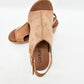 Corkys Camel Faux Suede 2 Carley Wedge Sandals