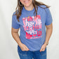 Oh How He Loves Us Blue Graphic Tee