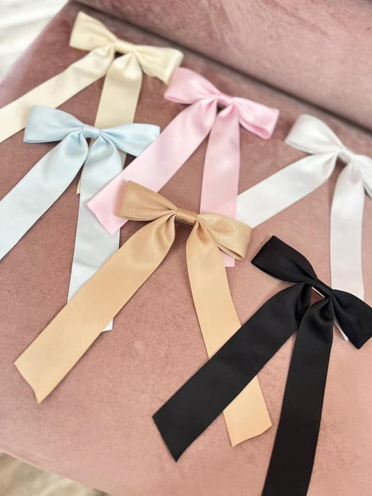 Fabric Bow Hair Clip - Variety