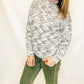 Tribal Aloe Green Mock Neck Sweater