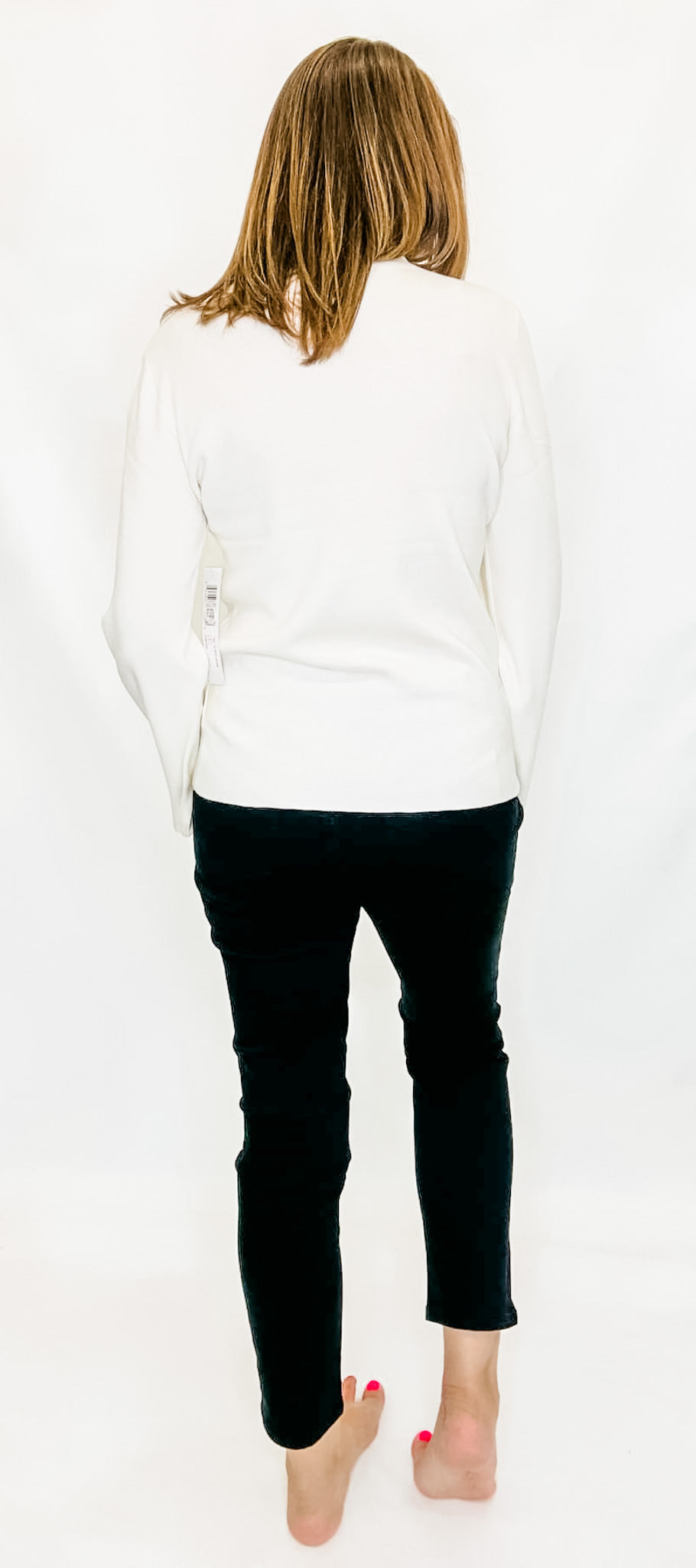 Tribal Cream Funnel Neck Sweater