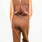 Mocha Sleeveless Jumpsuit