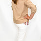 Multiples Khaki Fringe Hem Jacket