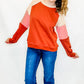 Color & Taupe Stripe Fashion Sweatshirt - Variety