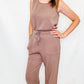 Mocha Sleeveless Jumpsuit