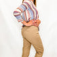 Slim-Sation by Multiples Ankle Pants in Khaki - New Fabric!