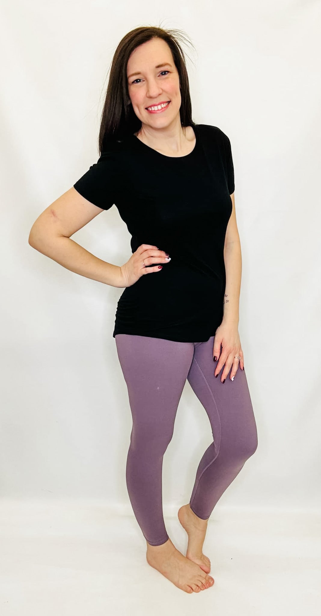 Rae Mode Soft, High-Waisted Leggings - Variety