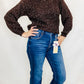 Tribal Coffee Bean Funnel Neck Sweater