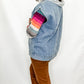 Hooded, Denim Vest